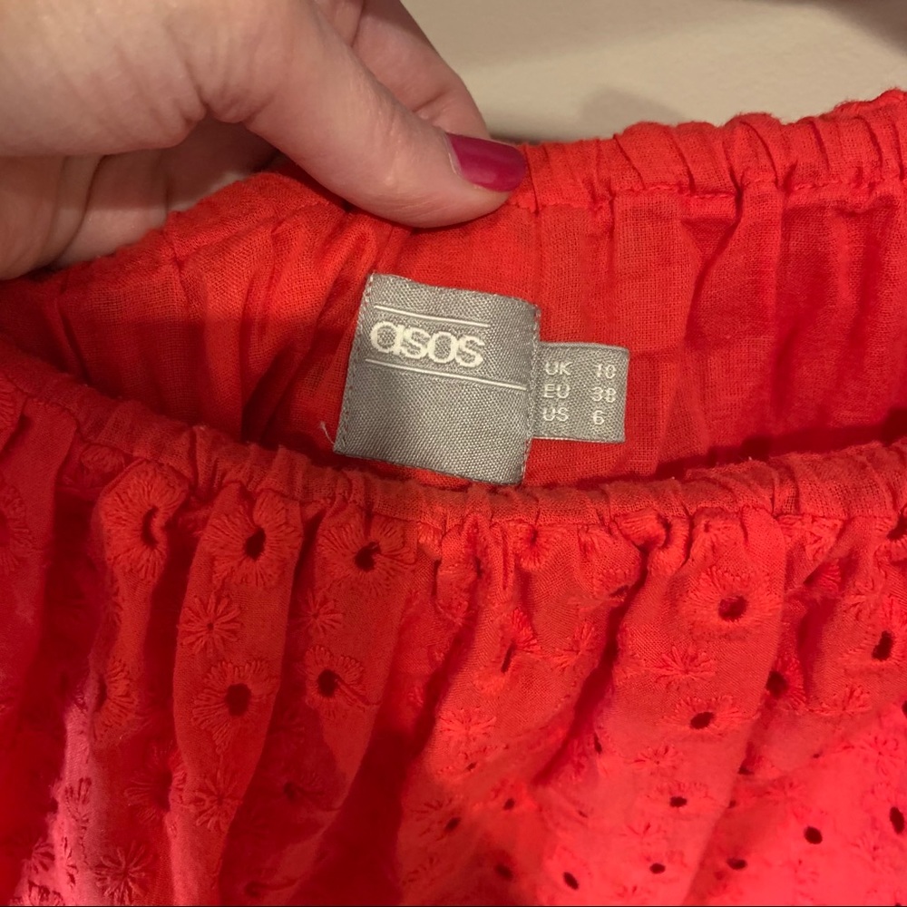 Red ASOS romper - Picture 2 of 4